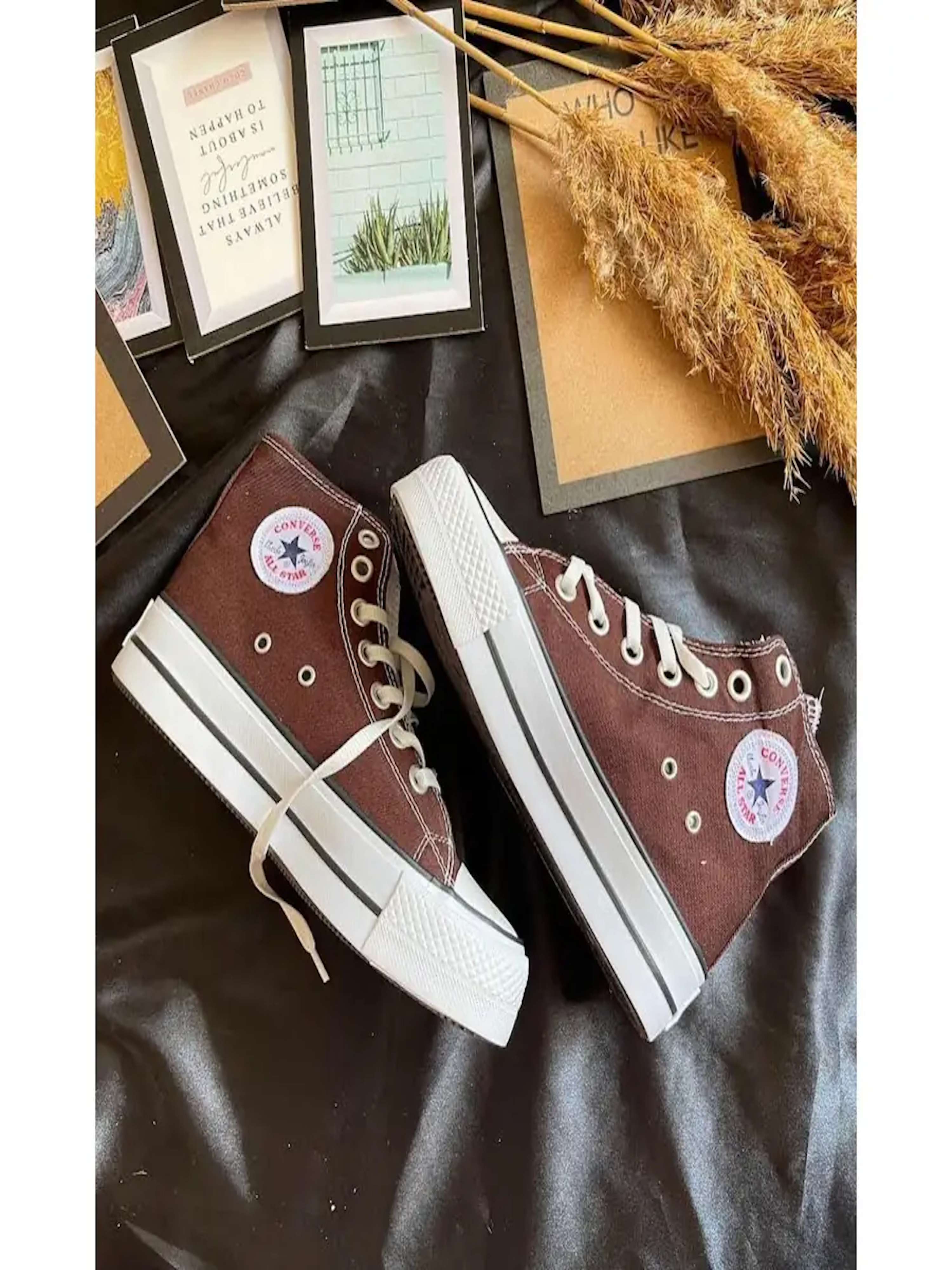 Mopa Platform Converse - Kahverengi